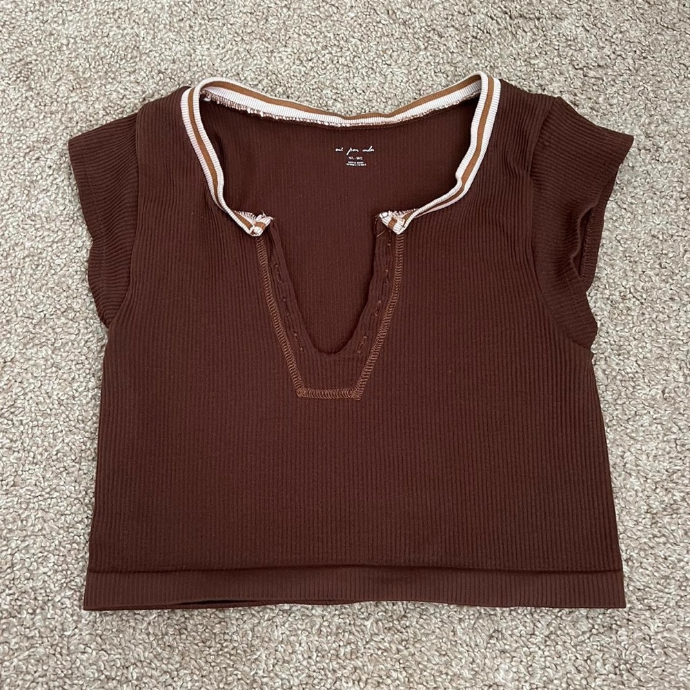 Urban Outfitters Out From Under Go For Gold Seamless Top M/L